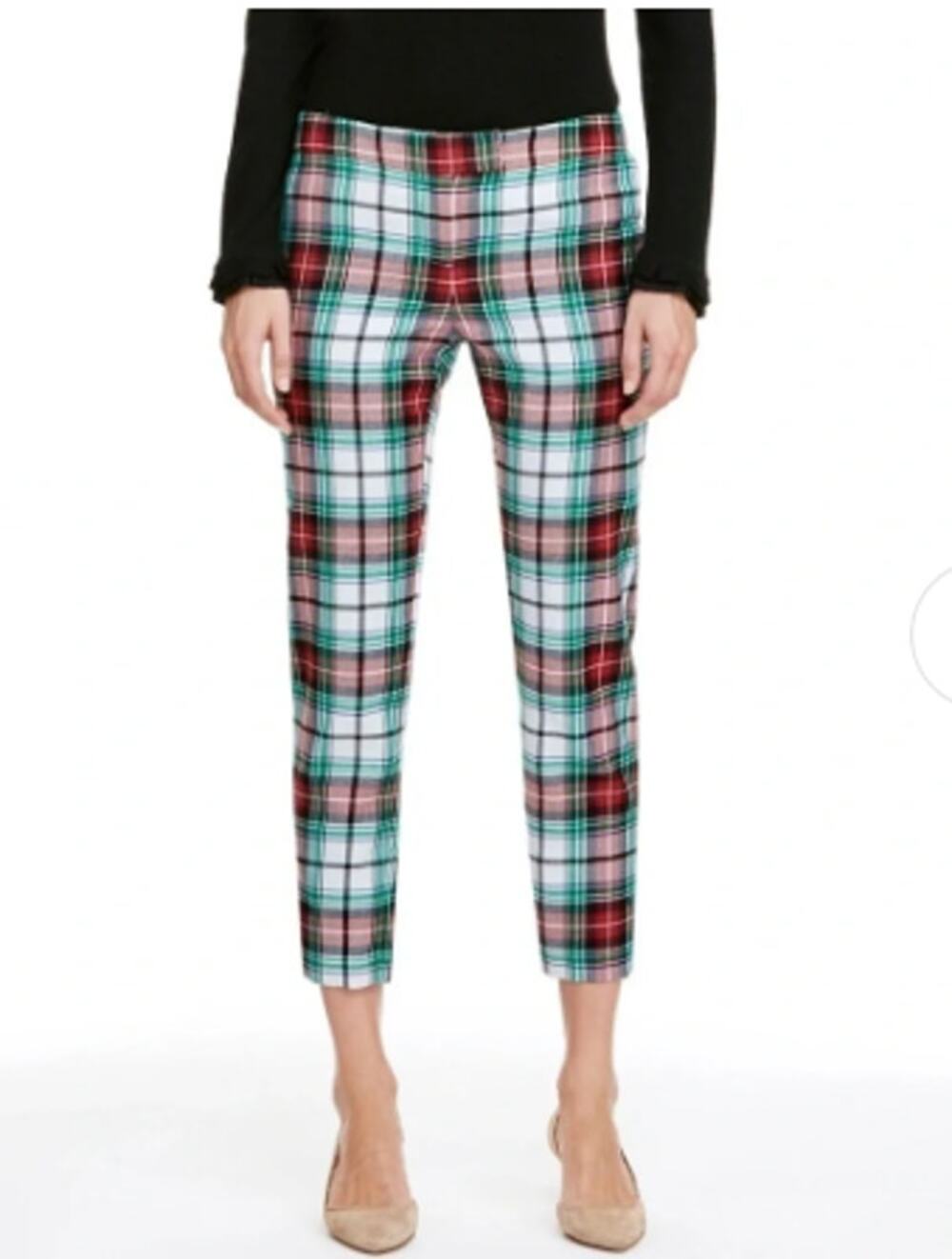 NWT Vineyard Vines Winter Tartan Ankle Pant Size 12